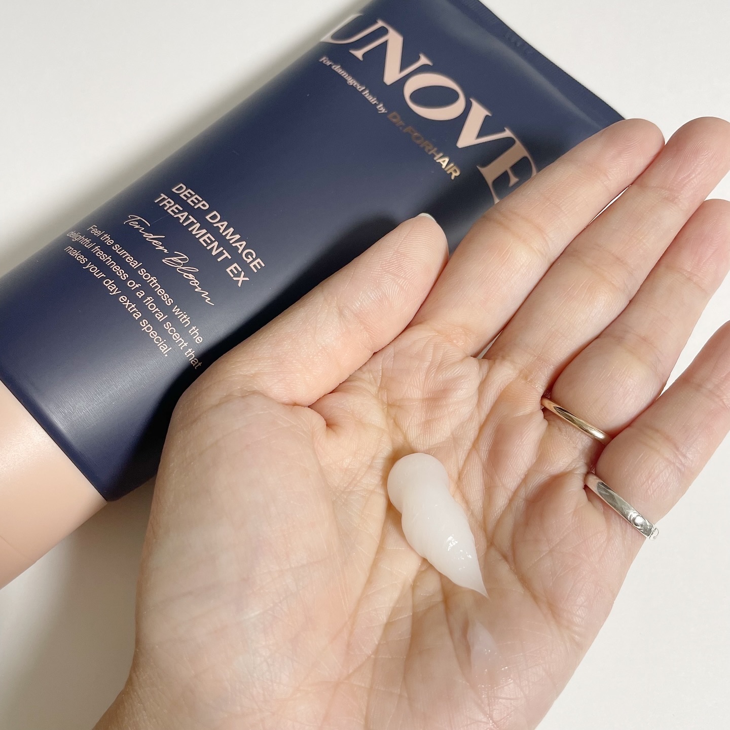 ディープダメージトリートメントEX/UNOVE/洗い流すヘアトリートメントを使ったクチコミ（3枚目）