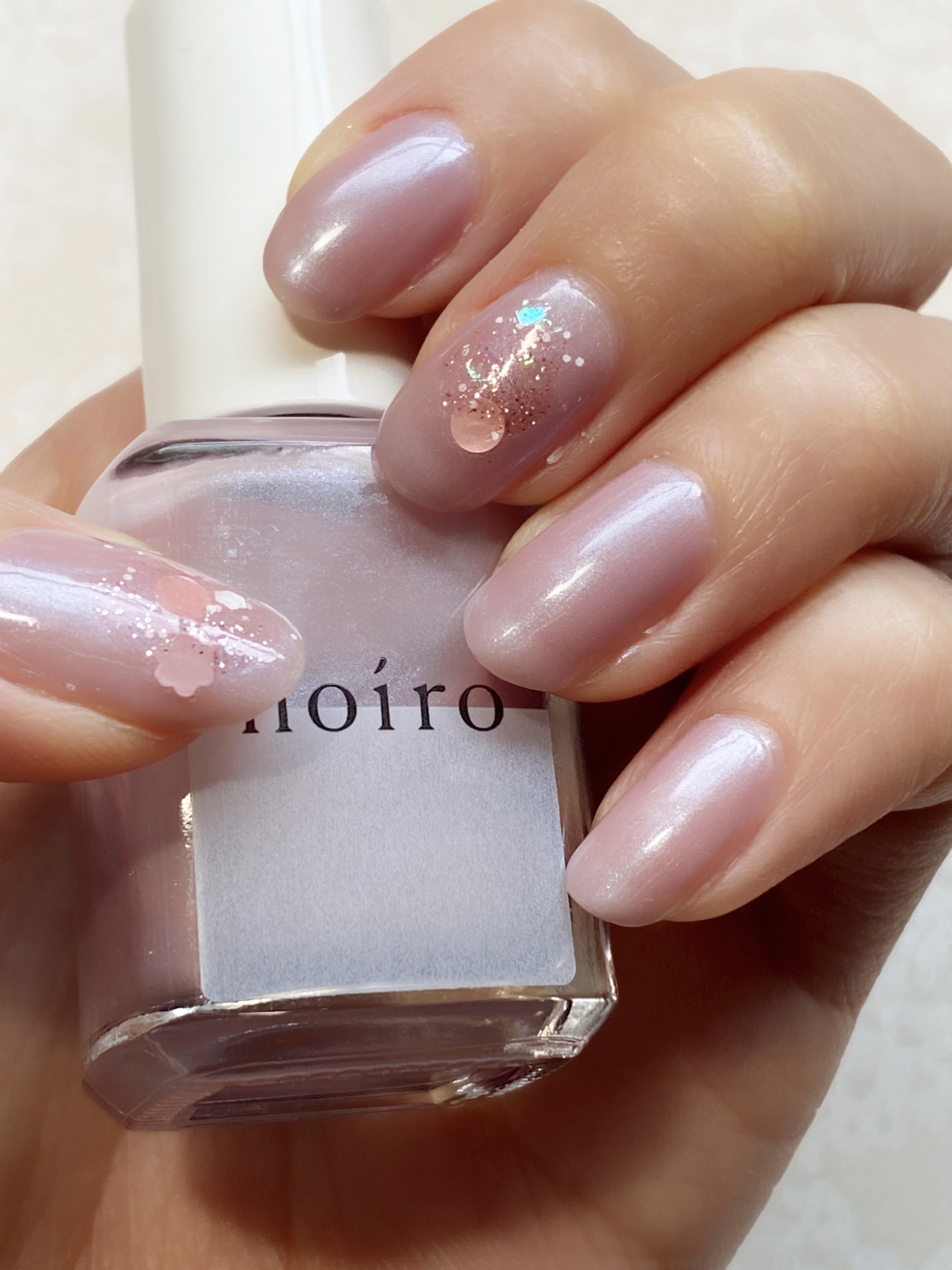 ネイルカラー S048 kanzakura/noiro/マニキュアを使ったクチコミ（1枚目）