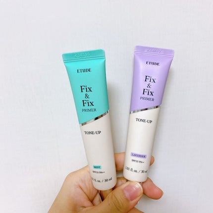 フィックス&フィックス トーンアッププライマー/ETUDE/化粧下地を使ったクチコミ(4枚目)