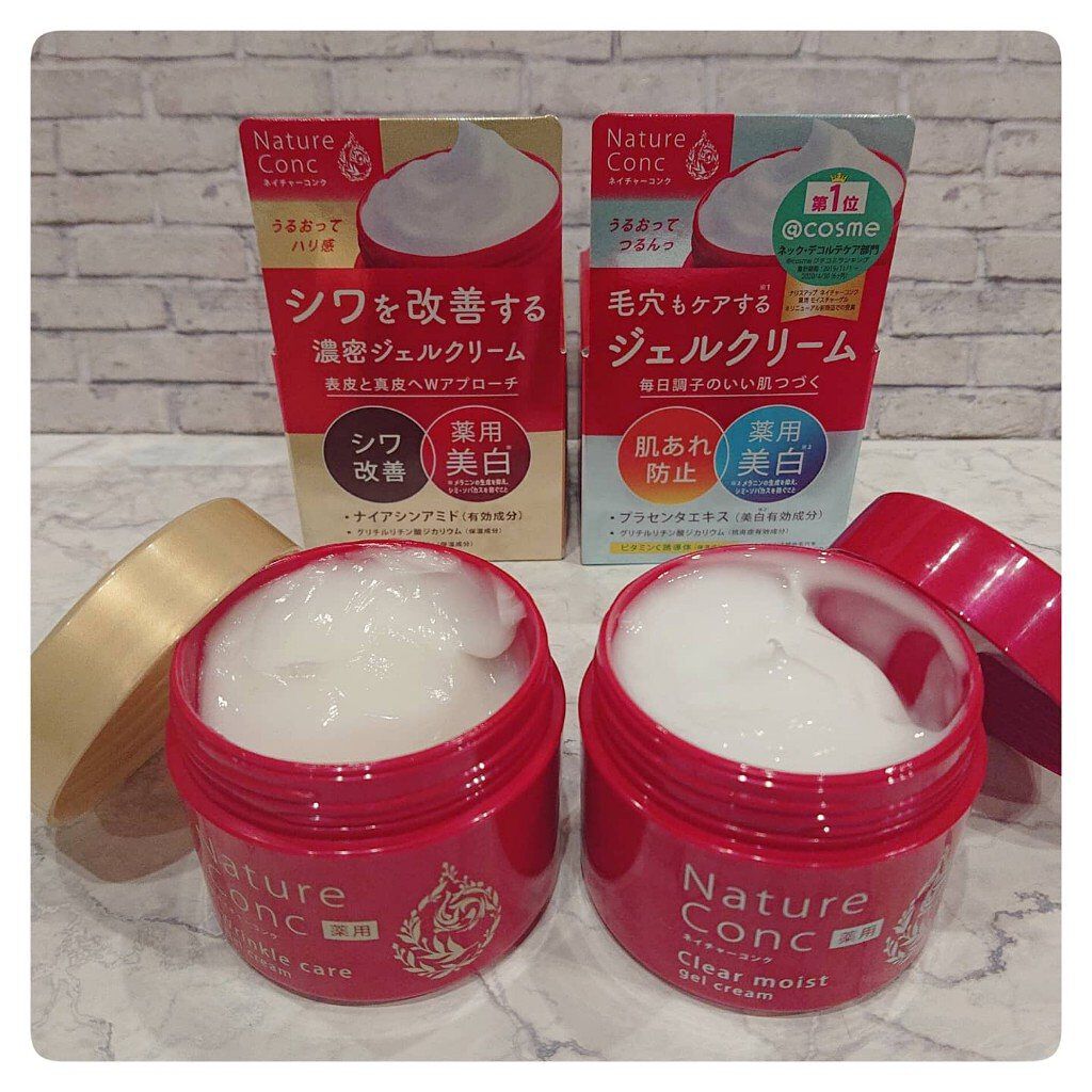 ネイチャーコンク 薬用クリアモイストジェルクリーム/ネイチャーコンク/オールインワン化粧品を使ったクチコミ（2枚目）