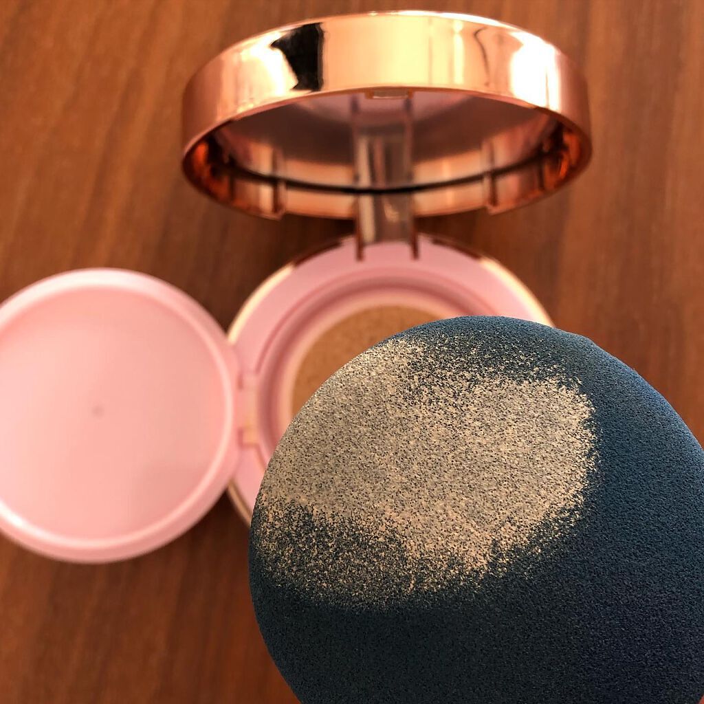 ピンクティーツリーカバークッション/APLIN/クッションファンデーションを使ったクチコミ（2枚目）