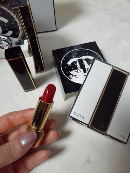 ルージュ アリュール/CHANEL/口紅を使ったクチコミ(3枚目)