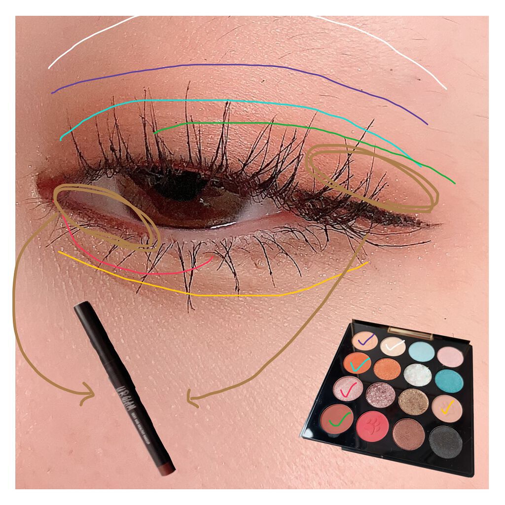 イメージ「マヤ」 アイシャドウパレット/ZEESEA/アイシャドウパレットを使ったクチコミ（2枚目）