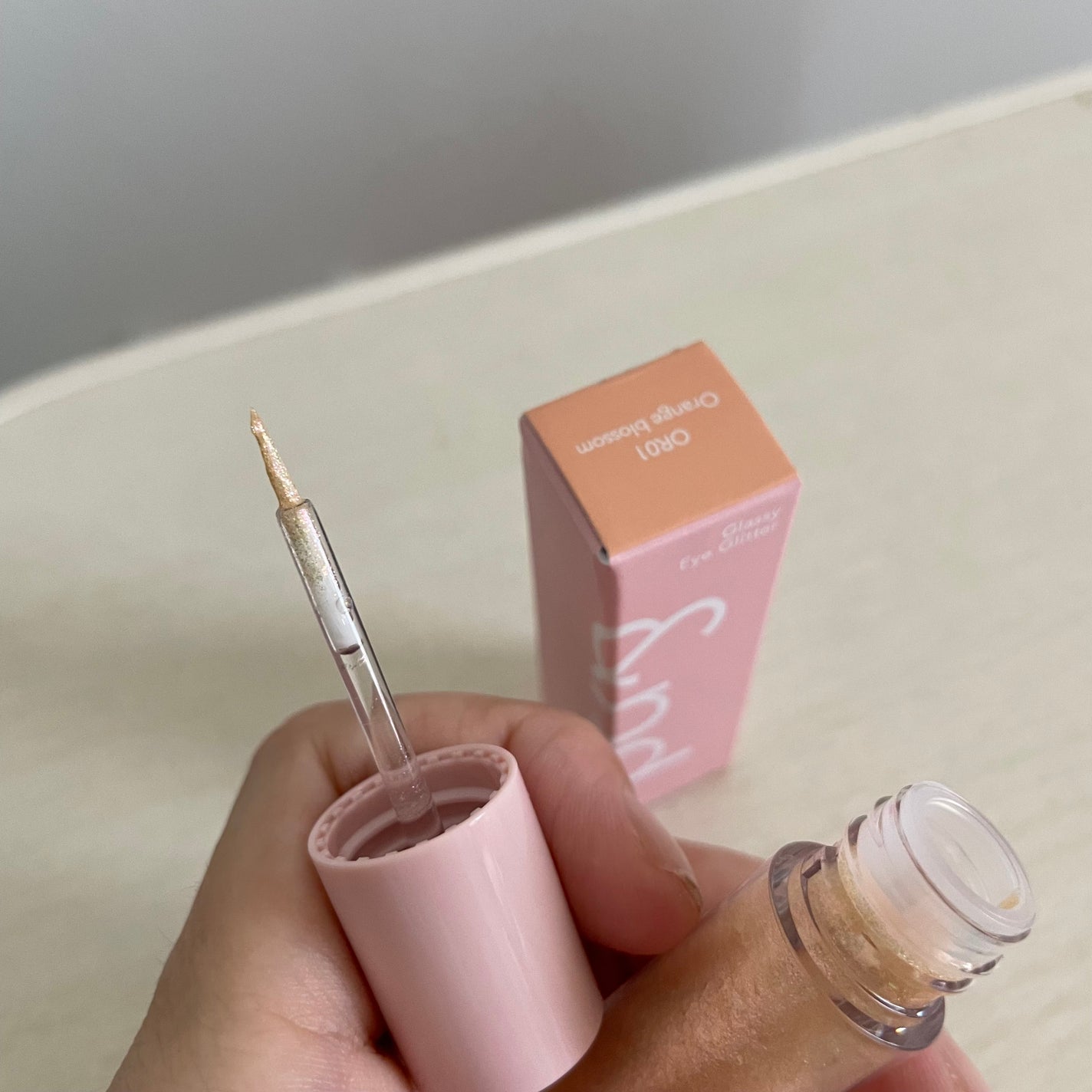 アンドバイロムアンド グラッシーアイグリッター/&nd by rom&nd/グリッターを使ったクチコミ(2枚目)