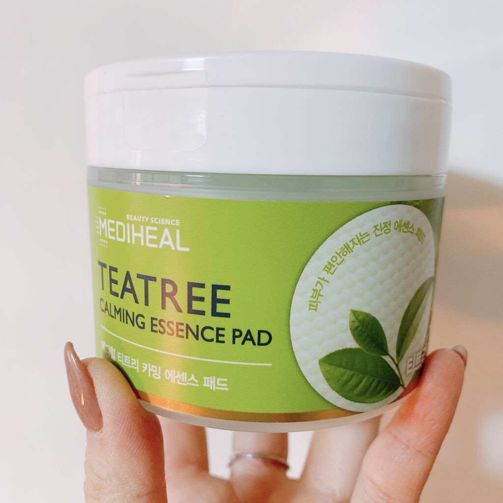 ティーツリーカーミングエッセンスパッド/MEDIHEAL/トナーパッドを使ったクチコミ（1枚目）