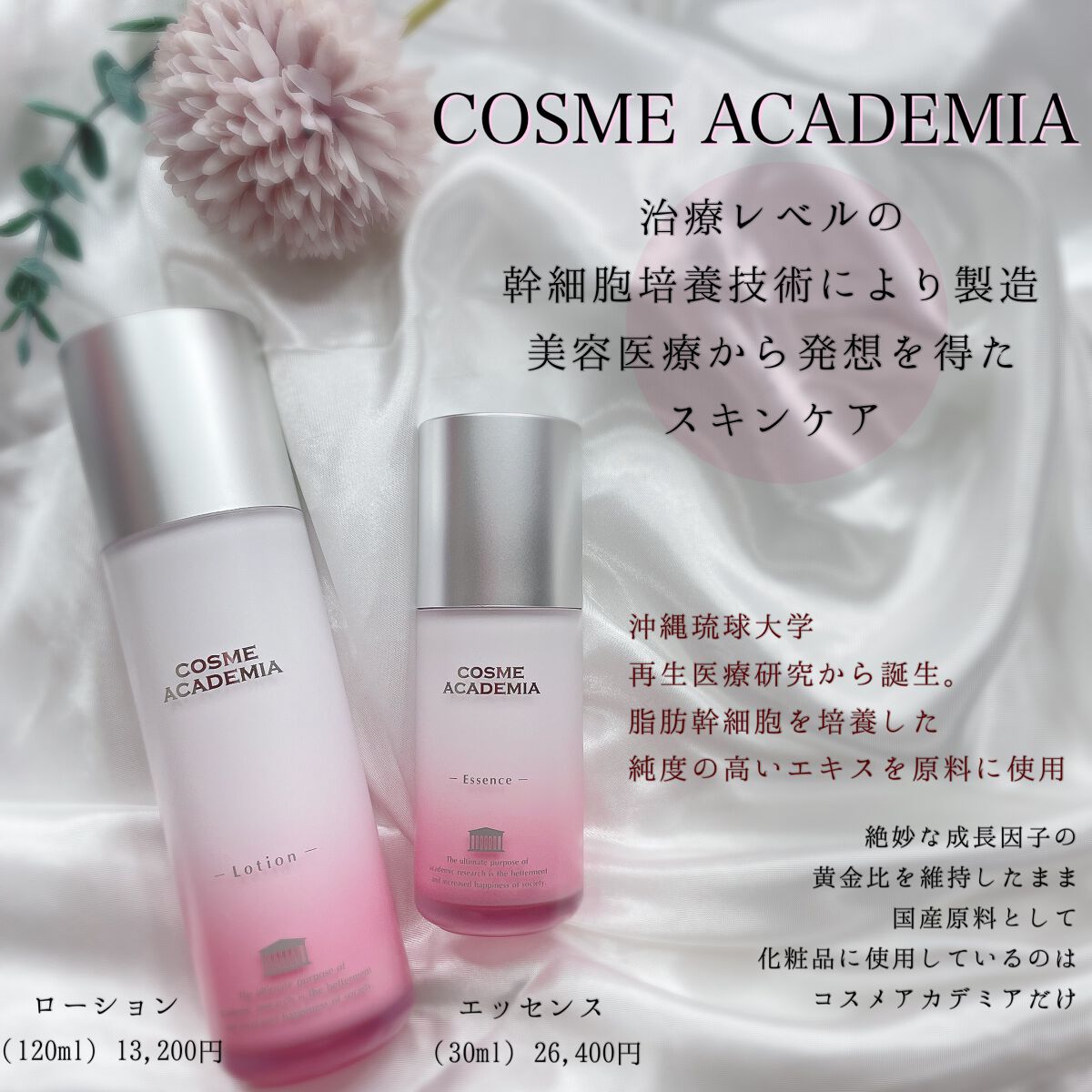いラインアップ コスメアカデミア COSME ACADEMIA ローション 幹細胞