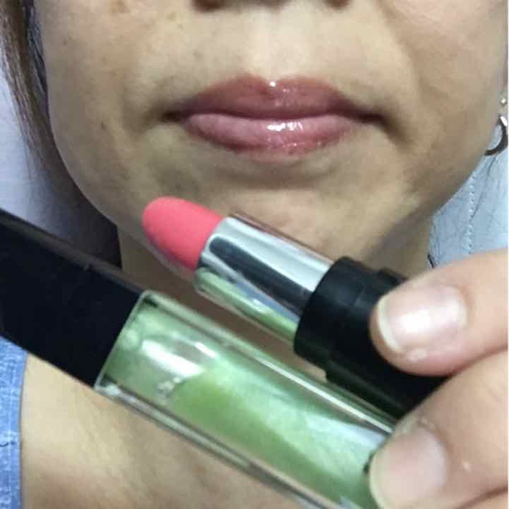 エッセンスインルージュ シャイン/LB/口紅を使ったクチコミ(2枚目)