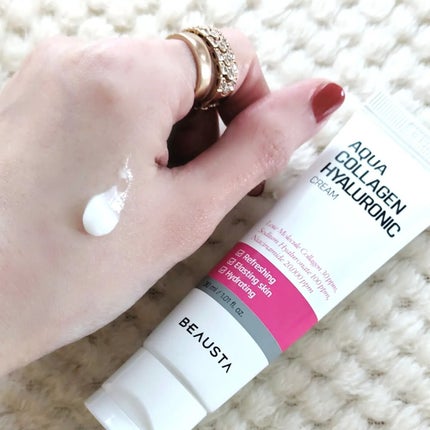 コラーゲンヒアルロニッククリーム/BEAUSTA/フェイスクリームを使ったクチコミ(4枚目)