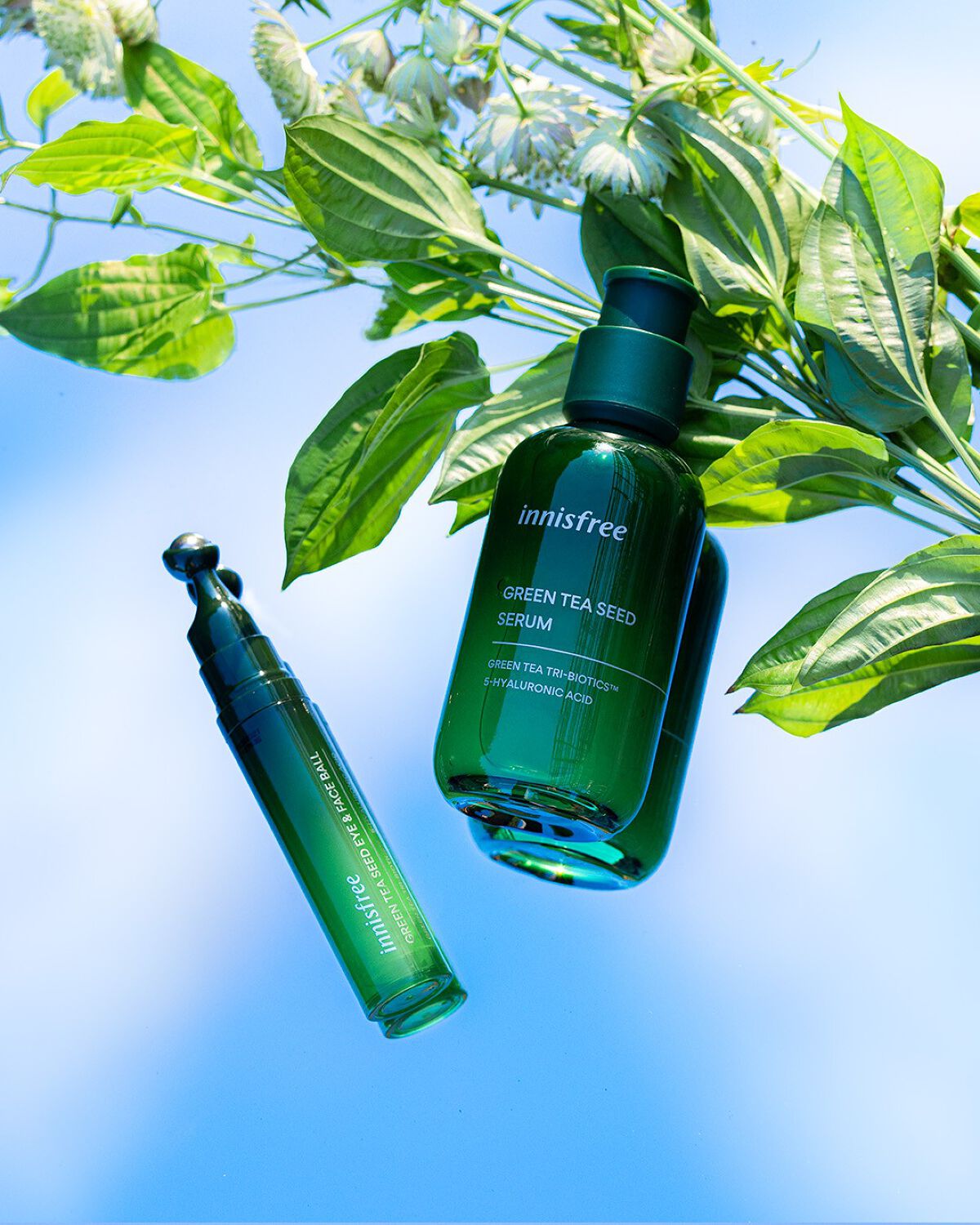 グリーンティーシード モイスト アイ&フェイスボール/innisfree/美容液を使ったクチコミ(1枚目)