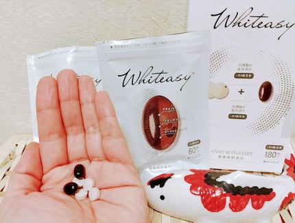 Whiteasy L-シスチン・ビタミンE含有加工食品/Whiteasy/美容サプリメントを使ったクチコミ(1枚目)