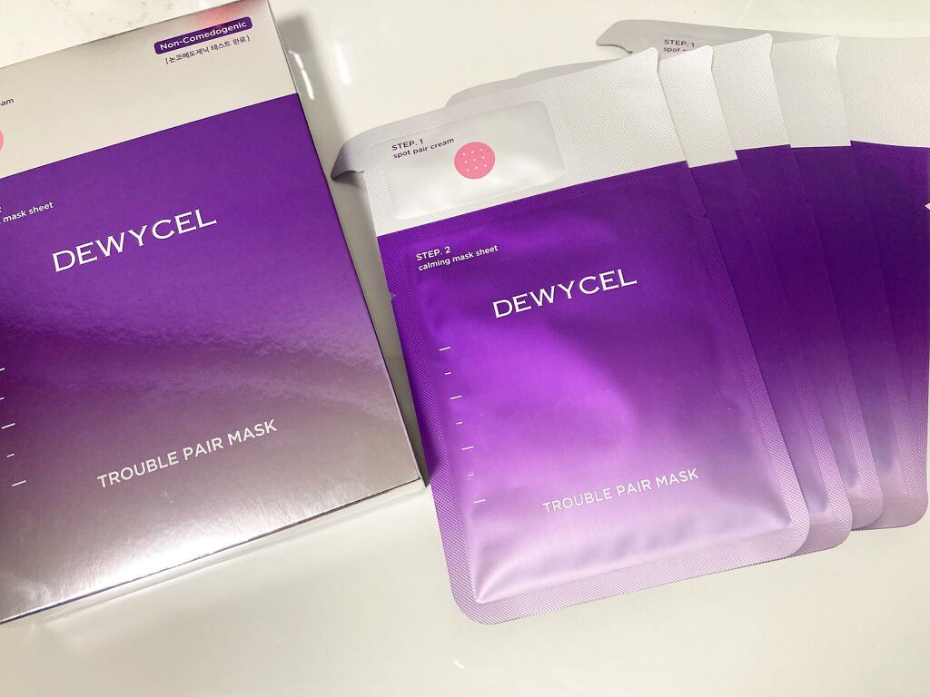 トラブルペアーマスク/DEWYCEL/シートマスク・パックを使ったクチコミ（1枚目）