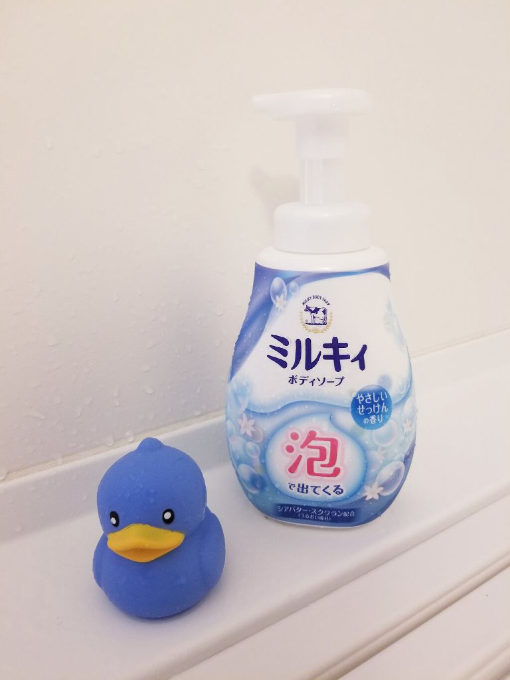 泡で出てくる ミルキィボディソープ やさしいせっけんの香り/ミルキィ/ボディソープを使ったクチコミ（1枚目）