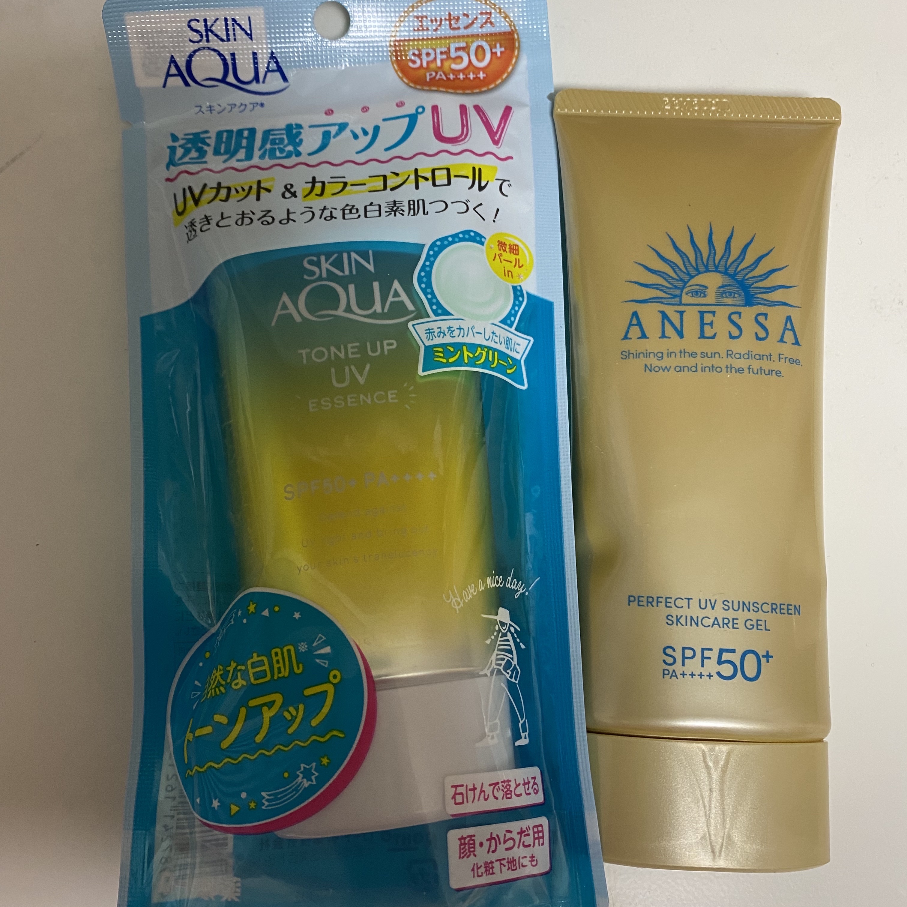 パーフェクトUV スキンケアジェル N/アネッサ/日焼け止め・UVケアを使ったクチコミ（1枚目）