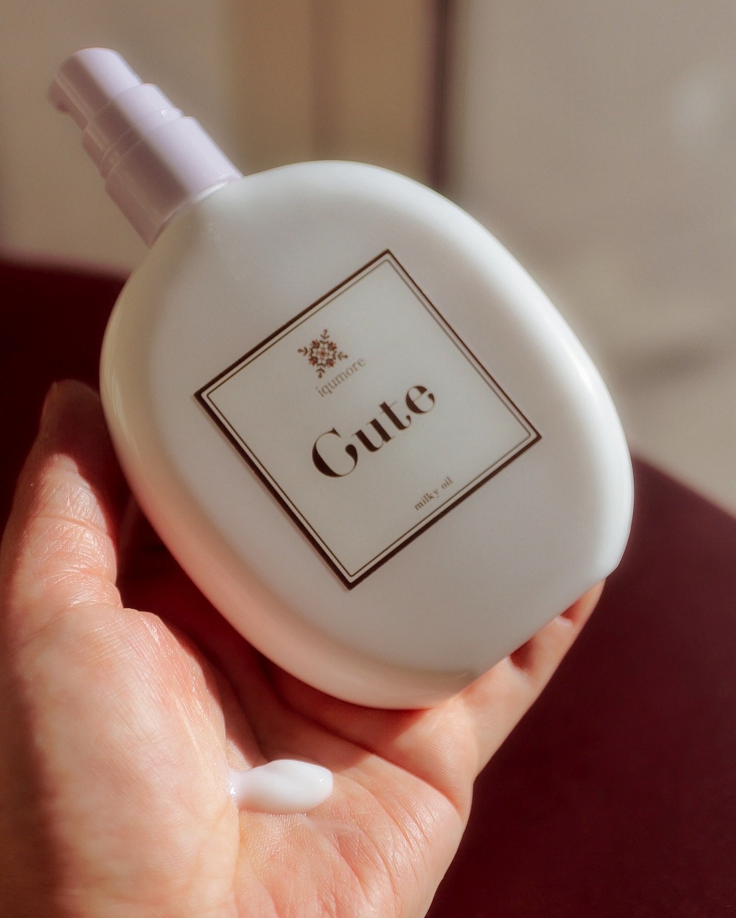 イクモアキュートミルキィオイル/iqumore/ヘアオイルを使ったクチコミ（2枚目）