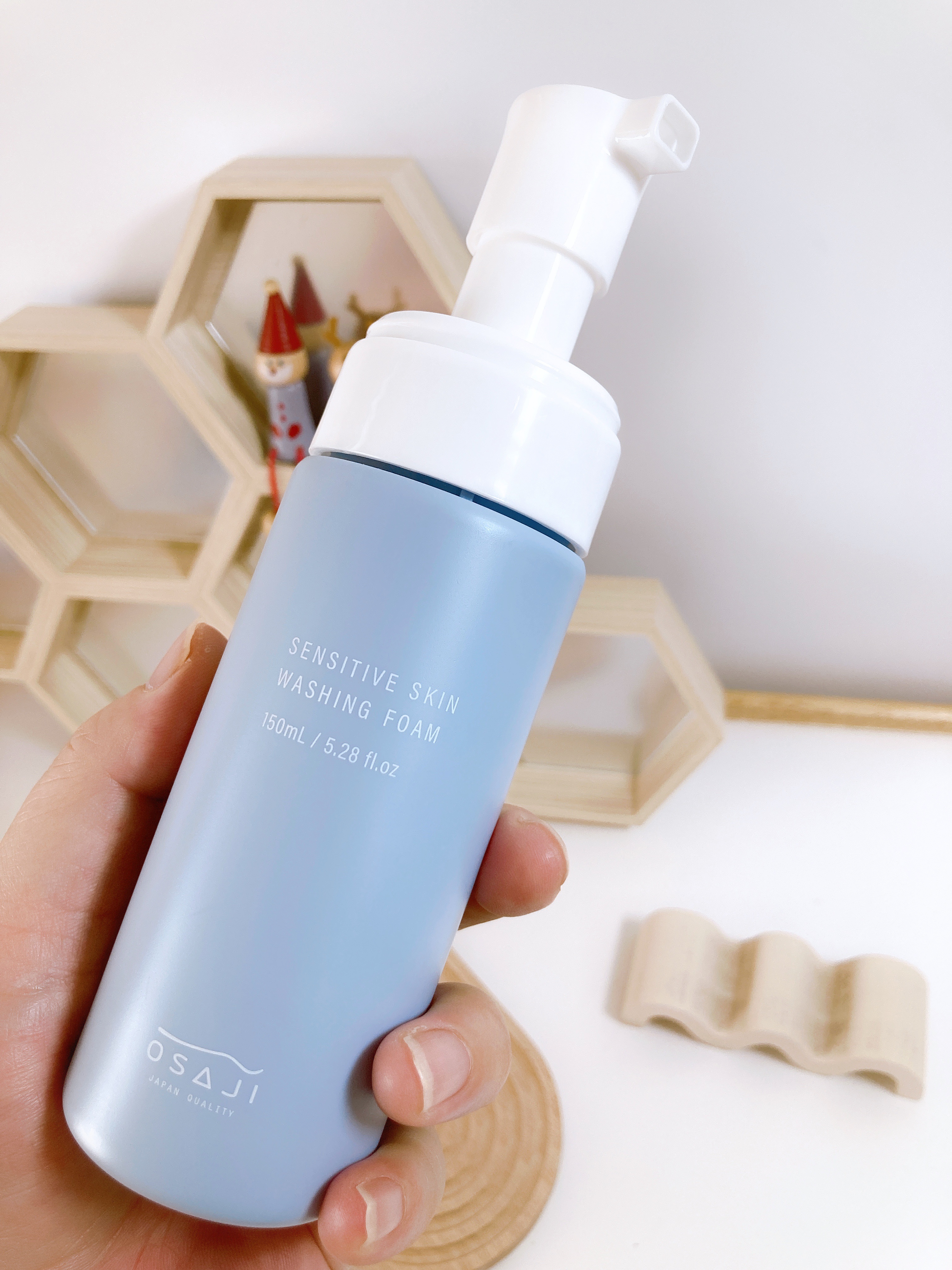 センシティブ スキン ウォッシングフォーム/OSAJI/泡洗顔を使ったクチコミ（1枚目）