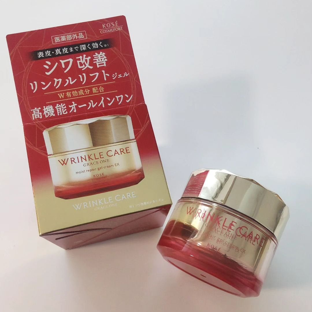 リンクルケア モイストジェルクリーム/グレイスワン/オールインワン化粧品を使ったクチコミ(2枚目)