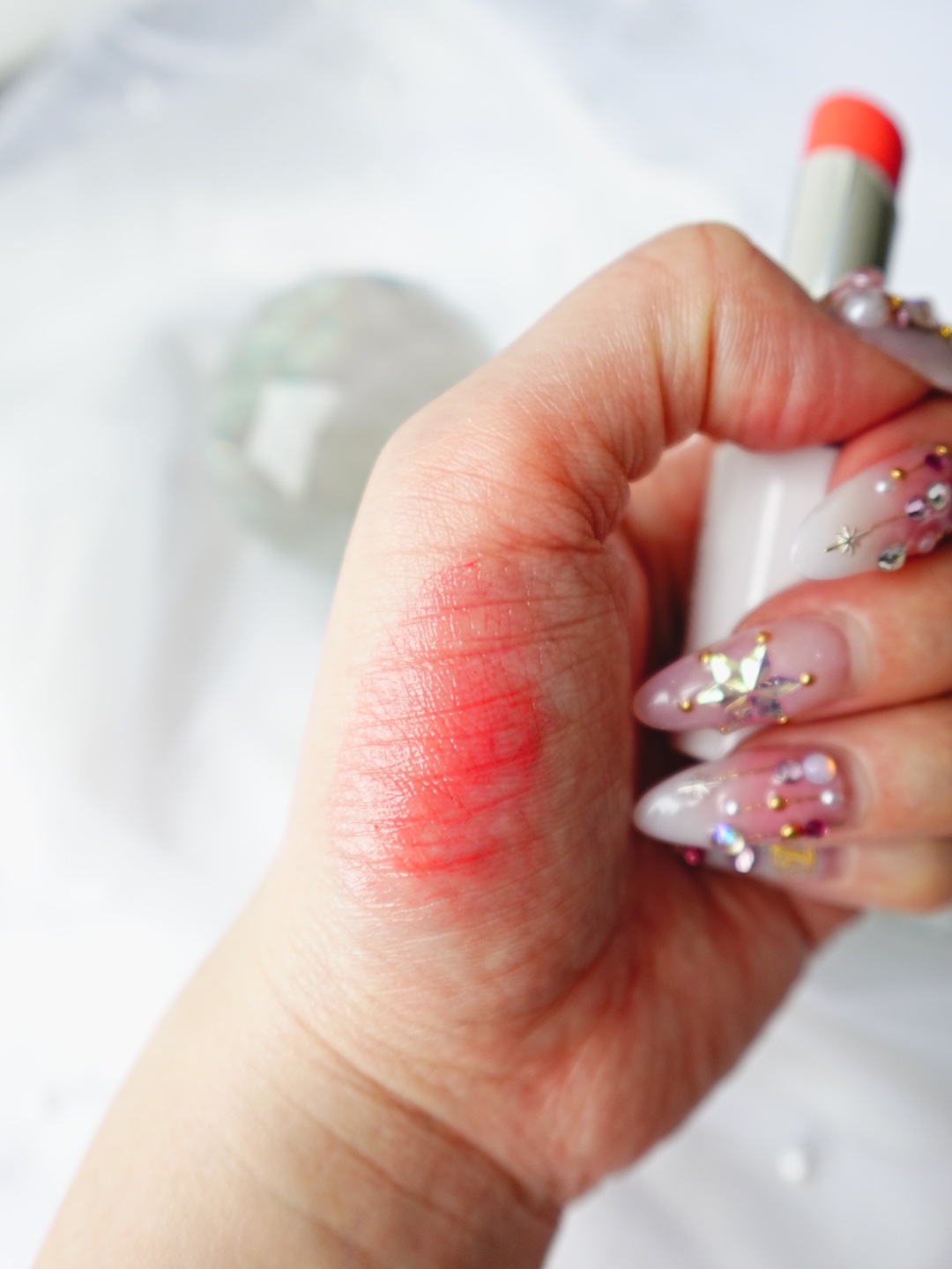 ラスティングフィニッシュ ティントリップ 008 コーラルレッド/リンメル ロンドン/リップティントを使ったクチコミ（2枚目）