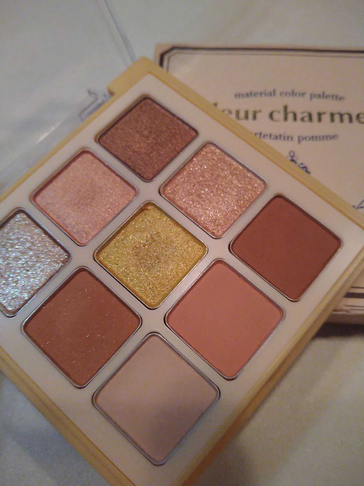 マテリアルカラーパレット/leur charme/アイシャドウパレットを使ったクチコミ（2枚目）