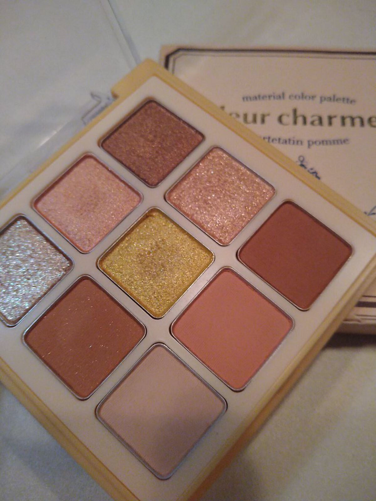 マテリアルカラーパレット/leur charme/アイシャドウパレットを使ったクチコミ(2枚目)