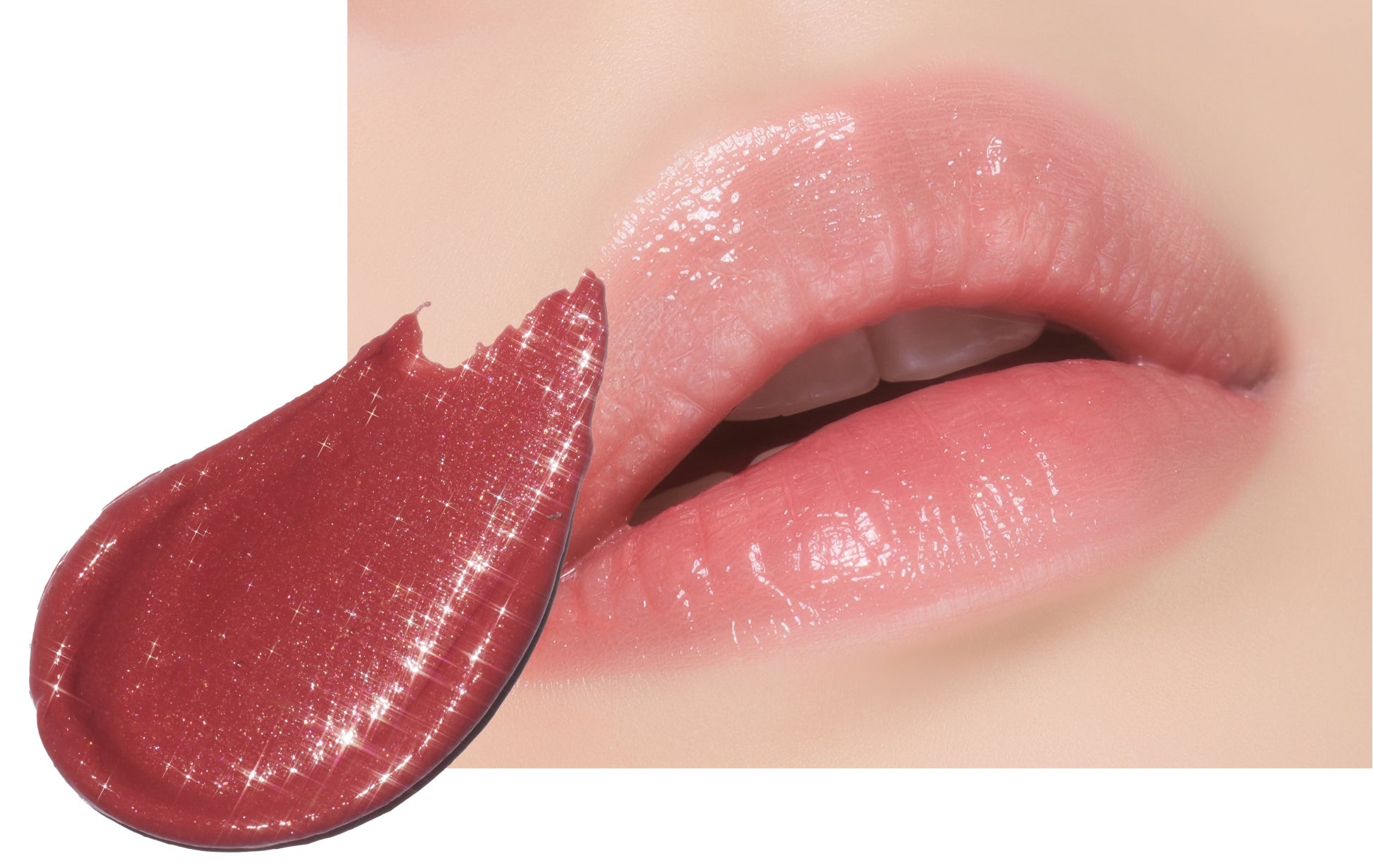 ティルナス  サンリットパール　リップグロウ 03 Peach Aurora　ピーチオーロラ