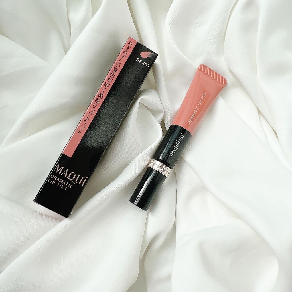 ドラマティックリップティント BE203 ミルクティージャム/マキアージュ/リップティントを使ったクチコミ（1枚目）
