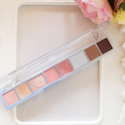 オール テイク ムード パレット(24AD) 【旧】16 Bravo, Pink Puppy!【Maltese archive】/PERIPERA/アイシャドウパレットを使ったクチコミ(3枚目)