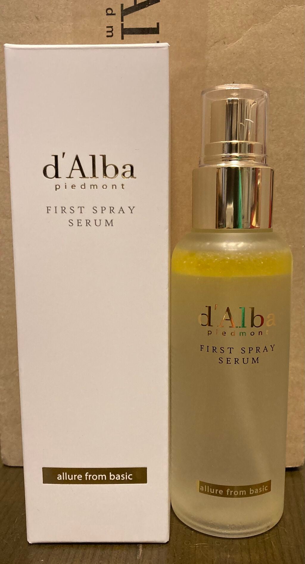 ダルバ ホワイトトリュフファーストスプレーセラム/ダルバ/ミスト状化粧水を使ったクチコミ(3枚目)