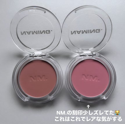 ネーミング フラッフィーパウダーブラッシュ/NAMING./パウダーチークを使ったクチコミ(3枚目)