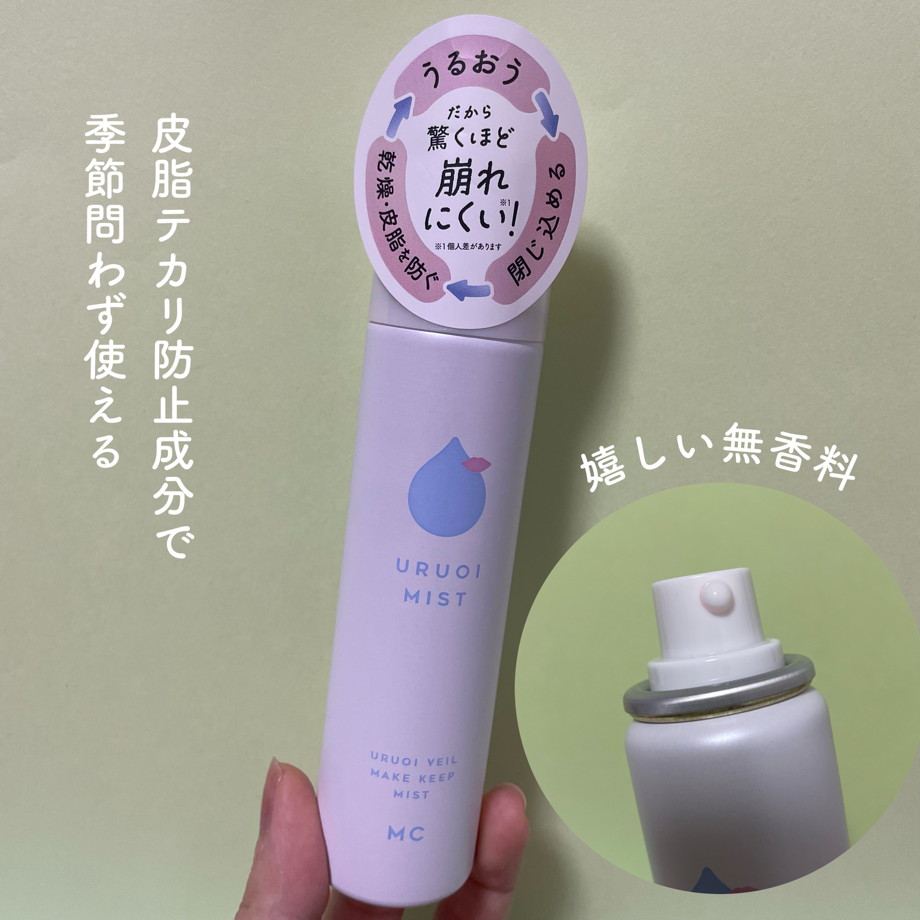 うるおいミスト+/MAKE COVER/ミスト状化粧水を使ったクチコミ（2枚目）