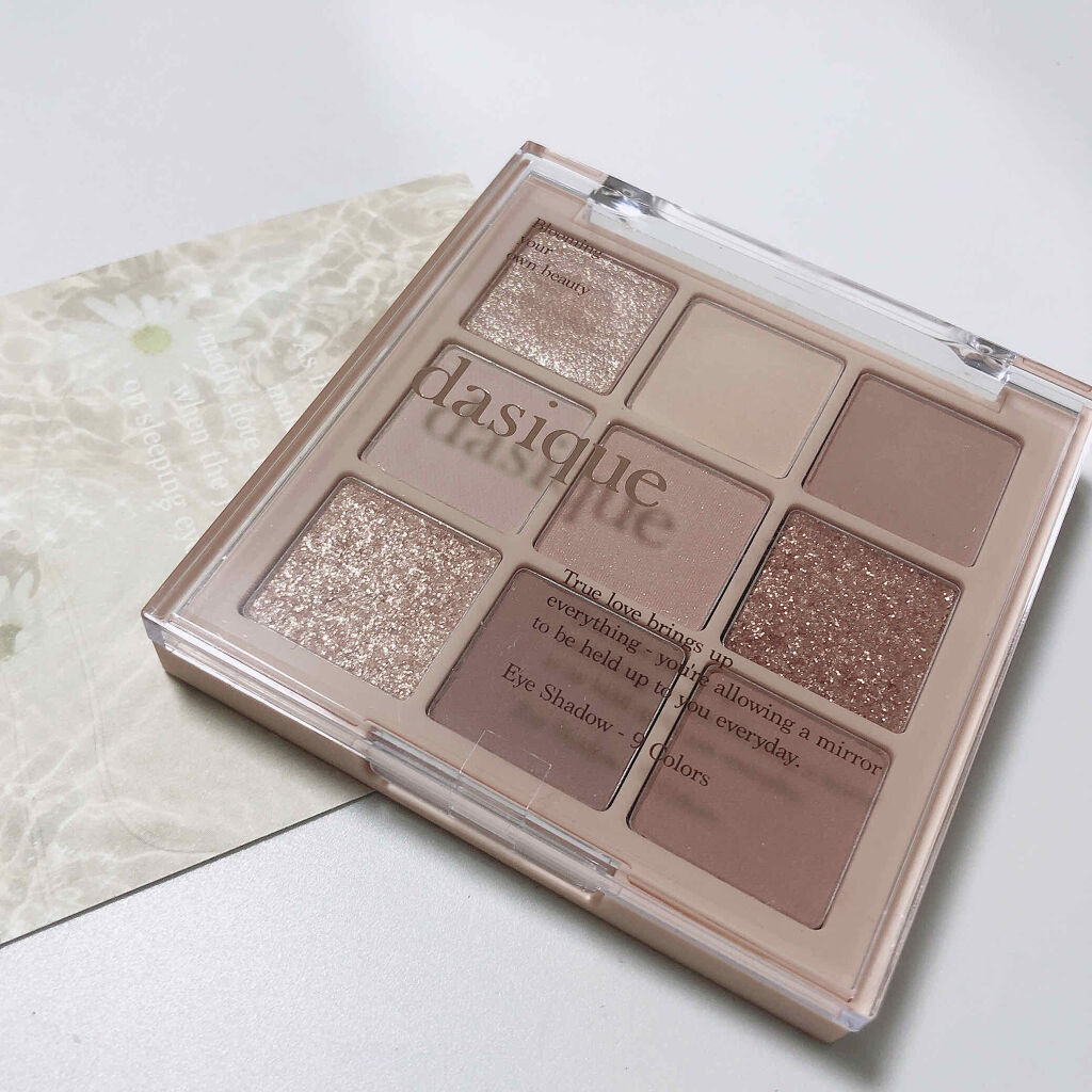 シャドウパレット/dasique/アイシャドウパレットを使ったクチコミ（1枚目）