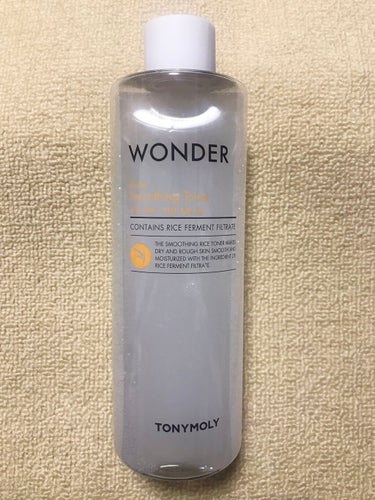 TONYMOLY
WONDER RICE SMOOTHING TONER
トニーモリー ワンダー RS トナー
〈化粧水〉
500ml

韓国コスメブランドのトニーモリーのお米を発酵させたコメ発酵液の化