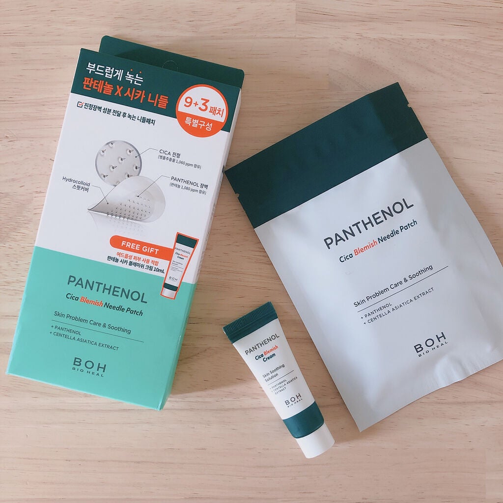 パンテノールシカブレミッシュニードルパッチ/BIOHEAL BOH/にきびパッチを使ったクチコミ(1枚目)