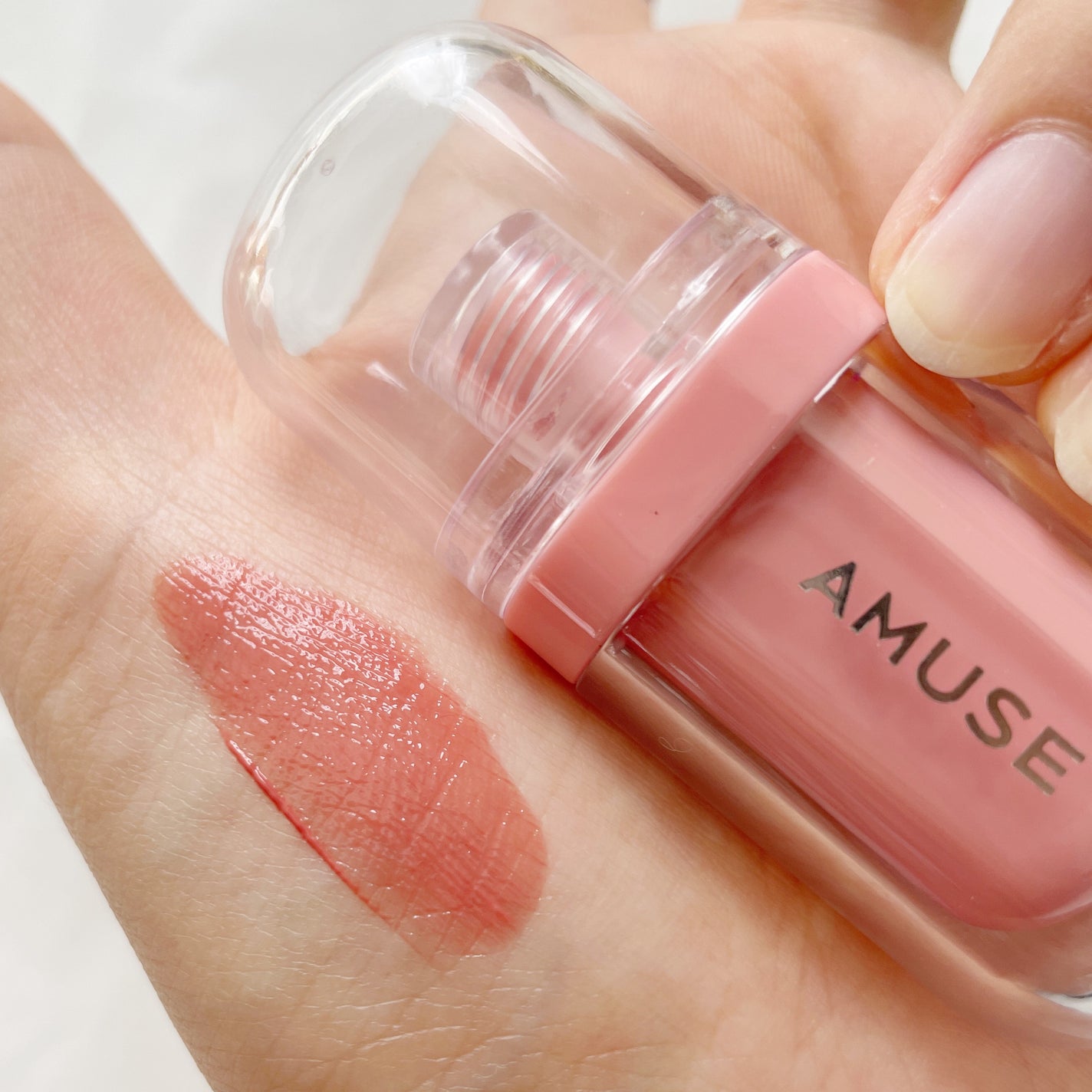 ジェルフィットティント/AMUSE/リップティントを使ったクチコミ(5枚目)