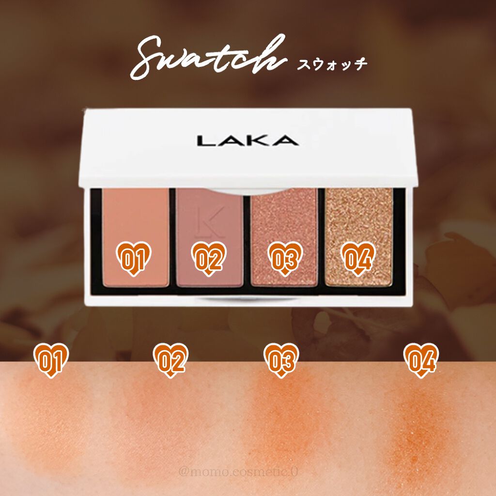 ジャストチーク/Laka/パウダーチークを使ったクチコミ（3枚目）