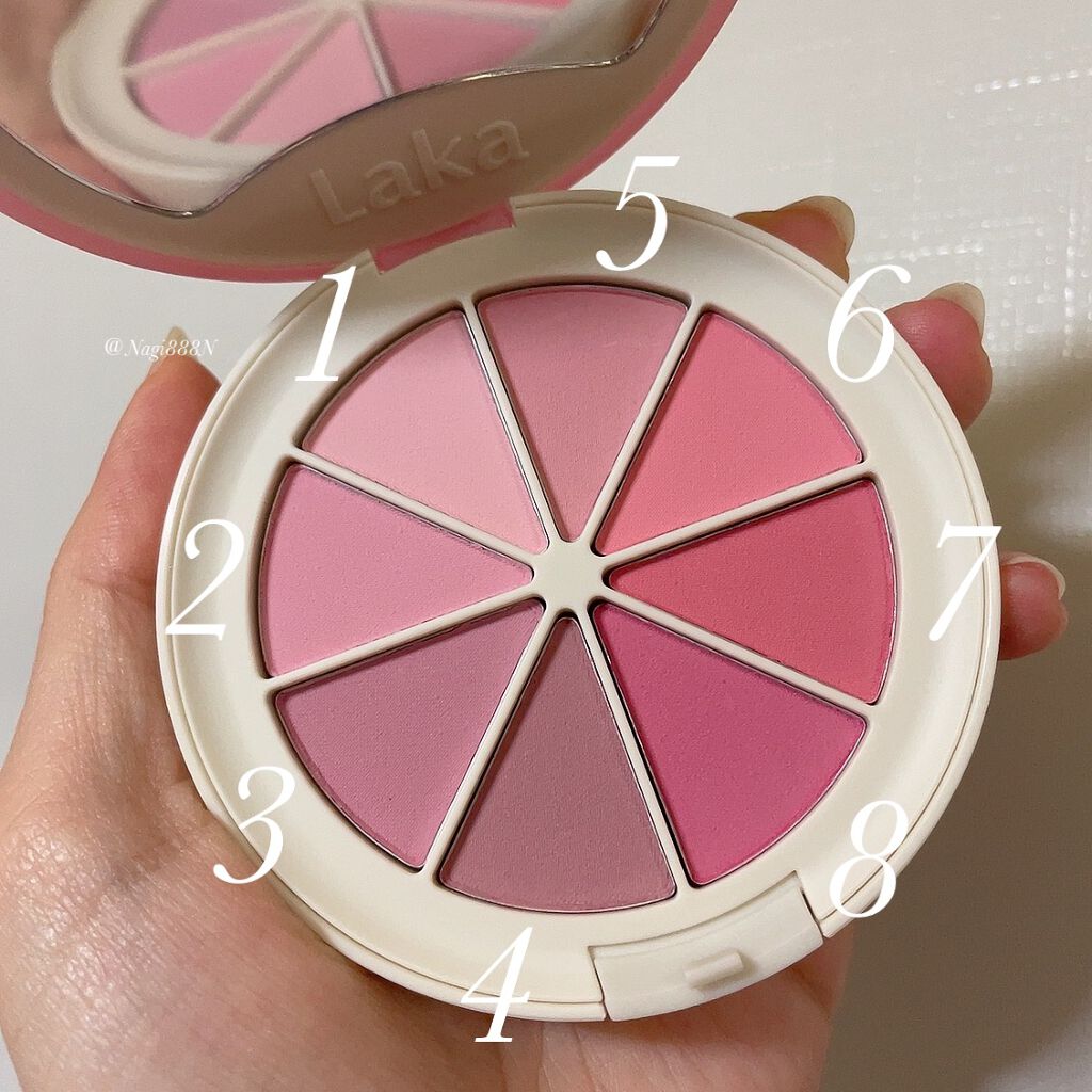 ミドルトーンアイシャドウコレクターパレット/Laka/アイシャドウパレットを使ったクチコミ(2枚目)