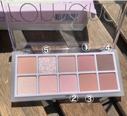 ベターザンパレット/rom&nd/アイシャドウパレットを使ったクチコミ(2枚目)