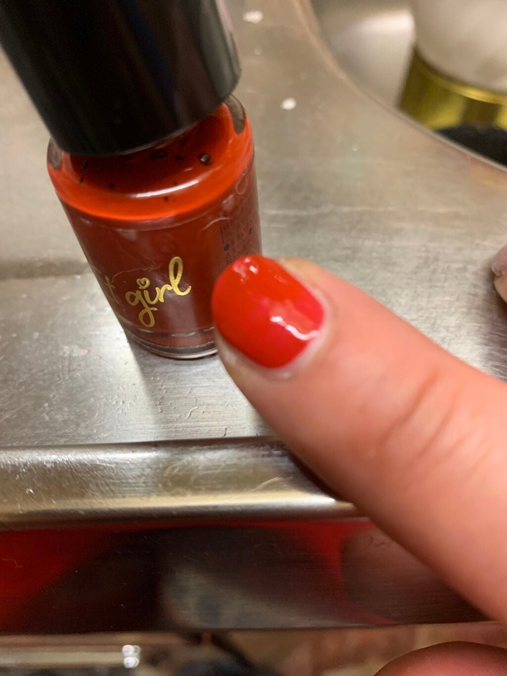 ピールオフマニキュア/DAISO/マニキュアを使ったクチコミ(3枚目)