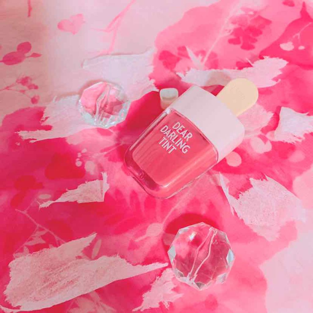 ディアダーリン ウォータージェルティント (アイスティント)/ETUDE/口紅を使ったクチコミ(1枚目)