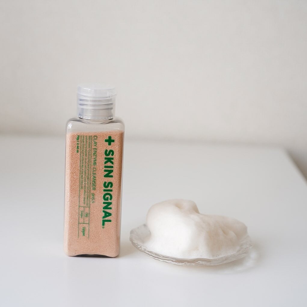 グリーン クレイ酵素クレンザー/SKIN SIGNAL/洗顔パウダーを使ったクチコミ(3枚目)