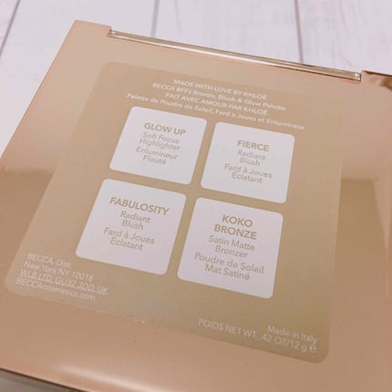 BECCA BFFs Bronze Blush & Glow Palette/BECCA/プレストパウダーを使ったクチコミ(2枚目)