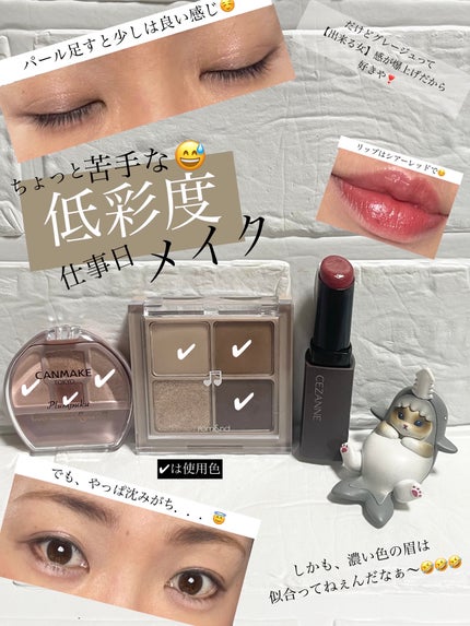 リップカラーシールド/CEZANNE/口紅を使ったクチコミ(1枚目)