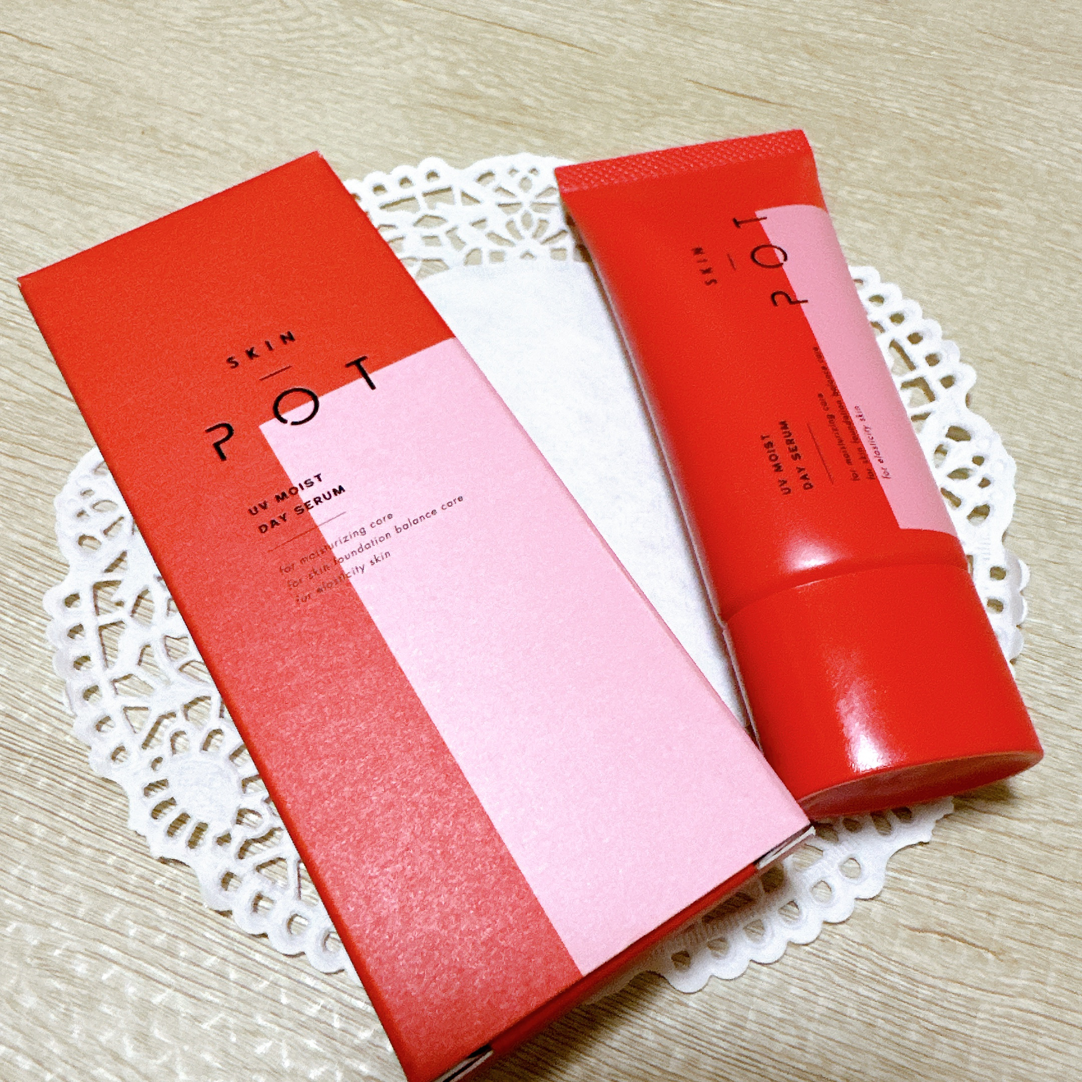 UVモイストデイセラム/SKIN POT/日焼け止めローションを使ったクチコミ（2枚目）