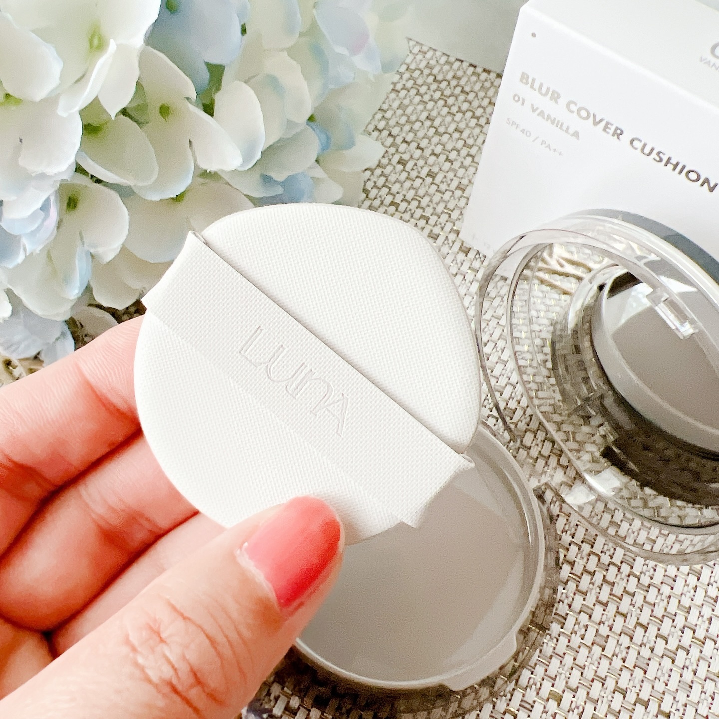 ブラーカバークッション/LUNA/クッションファンデーションを使ったクチコミ（3枚目）