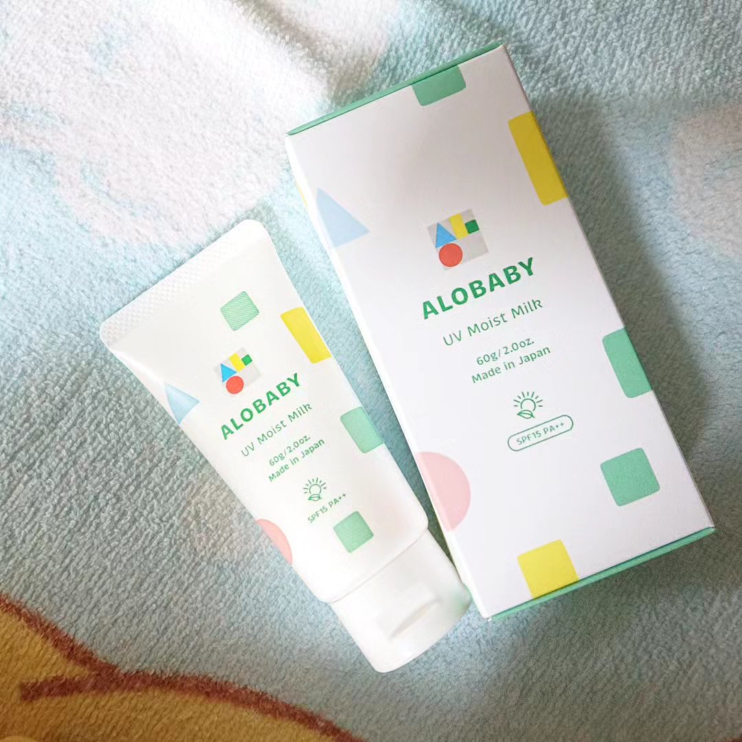 ALOBABY UVクリームのクチコミ「【アロべビー UVモイストミルク 】
のご紹介です。

『商品説明』

SPF15 PA++
.....」（1枚目）