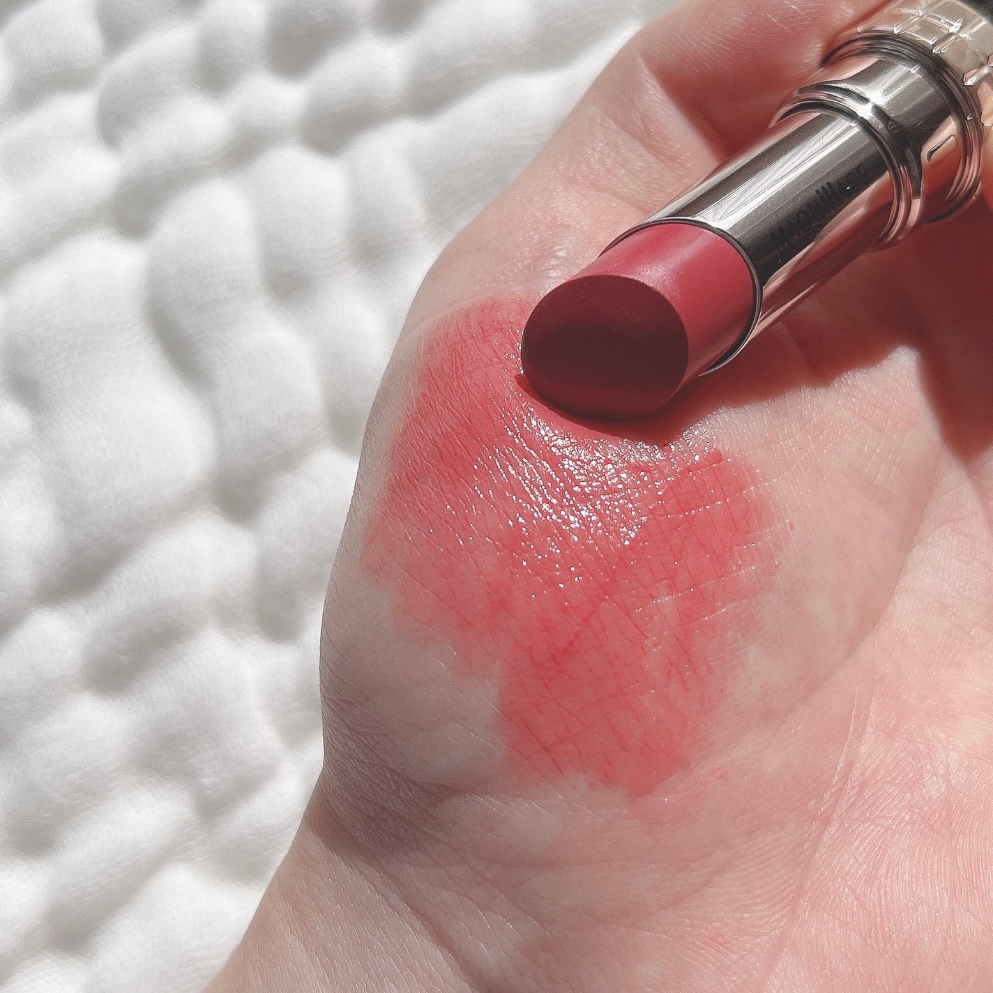 ドラマティックエッセンスルージュ/マキアージュ/口紅を使ったクチコミ(5枚目)