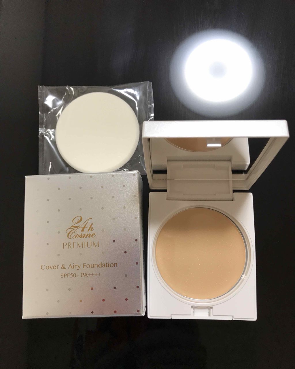 プレミアム カバー&エアリィ ファンデーション/24h cosme/クリーム・エマルジョンファンデーションを使ったクチコミ(1枚目)