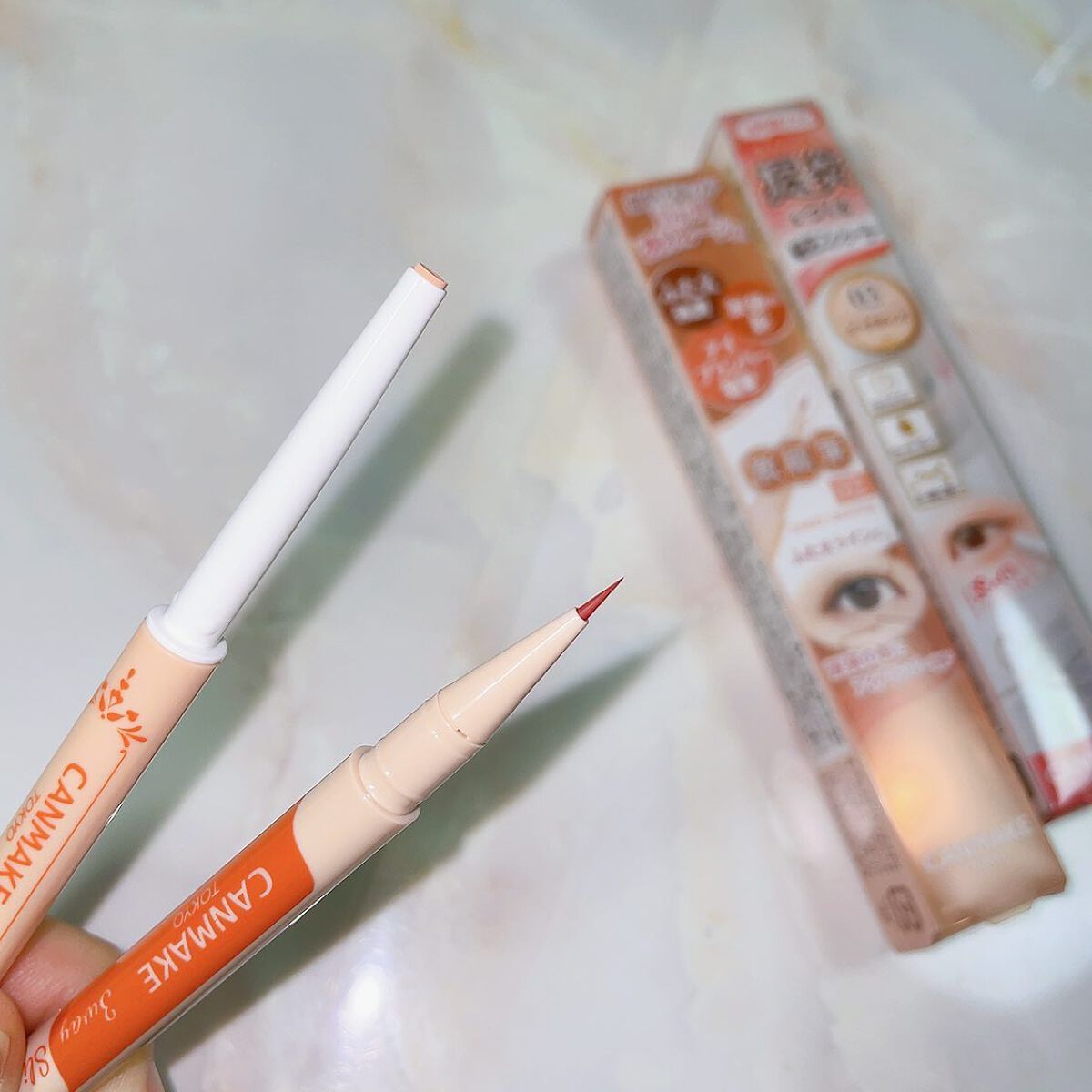 3wayスリムアイルージュライナー/キャンメイク/リキッドアイライナーを使ったクチコミ（2枚目）