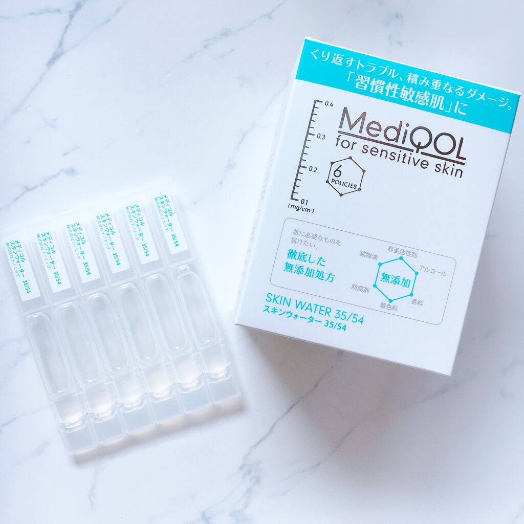 メディコル スキンウォーター 35/54/ナノエッグ/化粧水を使ったクチコミ（1枚目）