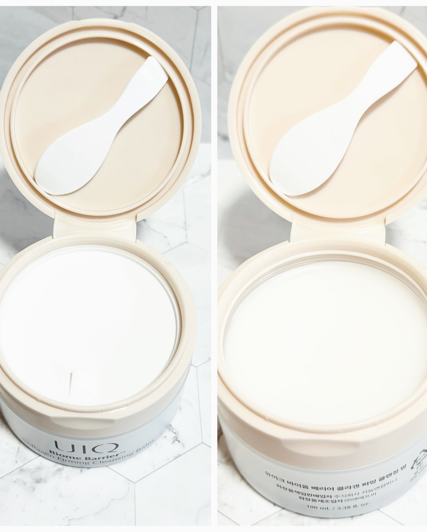 バイオームバリアコラーゲンファーミングクレンジングバーム/UIQ/クレンジングバームを使ったクチコミ（3枚目）