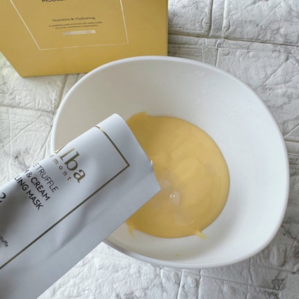 ホワイトトリュフセラムアンドクリームモデリングマスク/ダルバ/洗い流すパック・マスクを使ったクチコミ(4枚目)